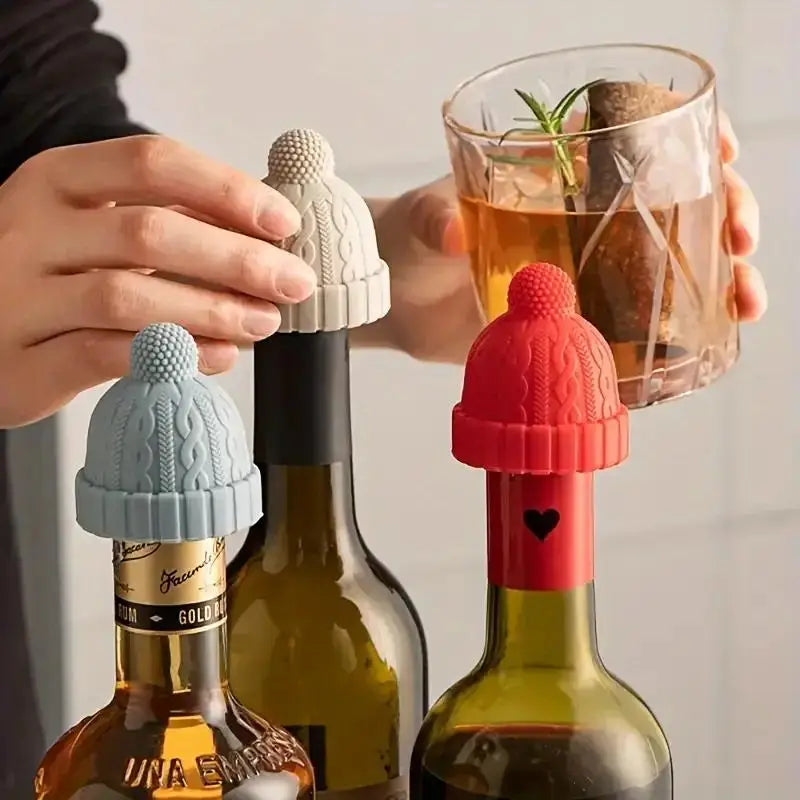 Festive Silicone Wine Stoppers