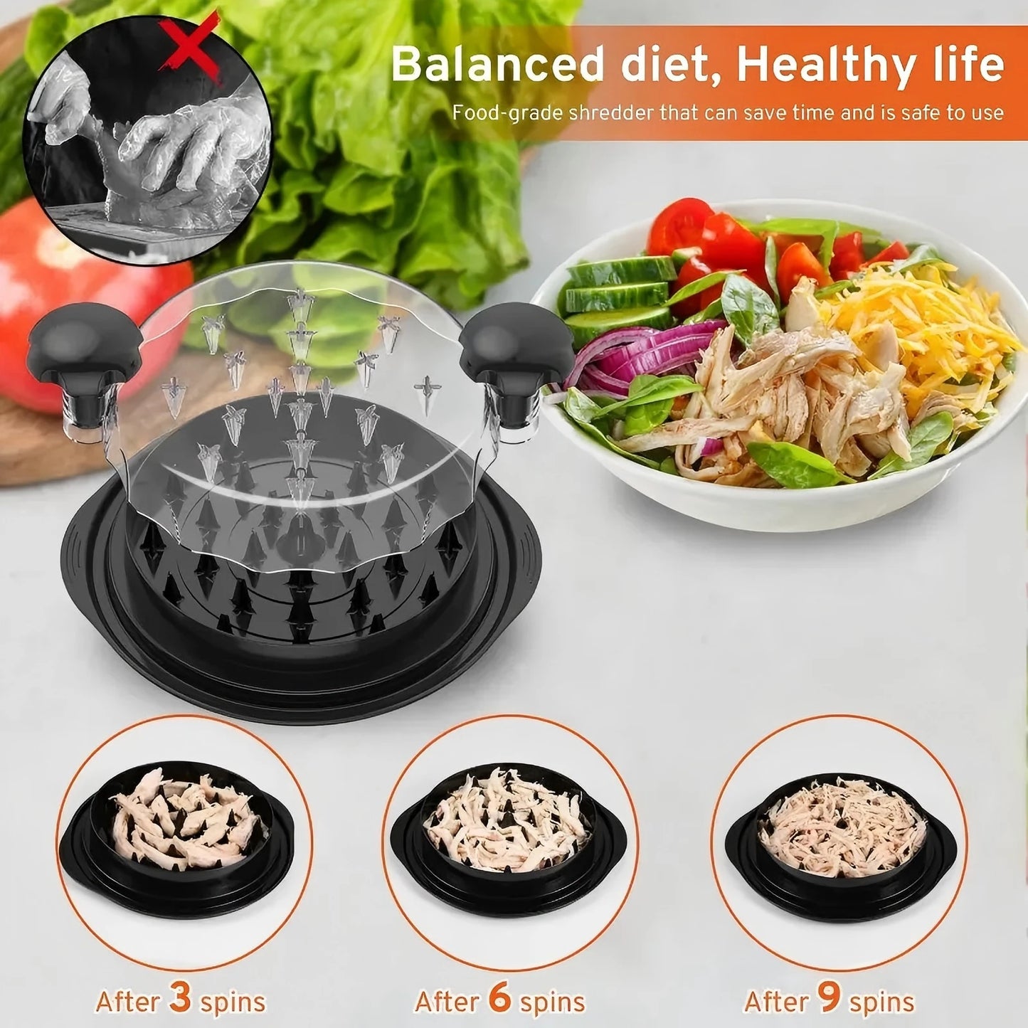 Easy Chicken Shredder